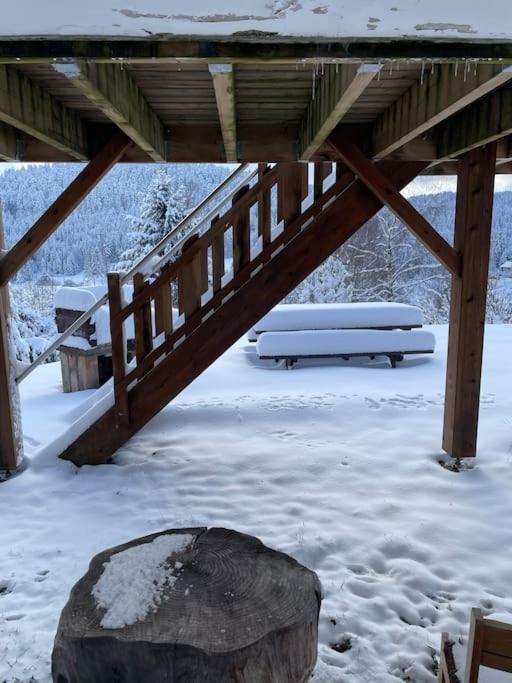 Chalet Situe Au Grand Valtin Villa Ban-sur-Meurthe-Clefcy Exteriör bild